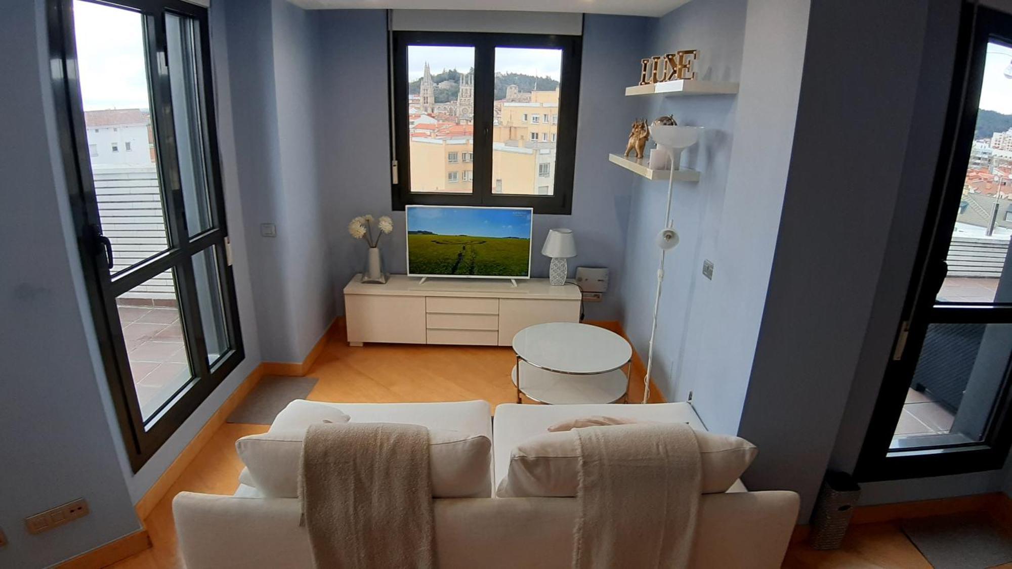 Luxeinburgos Atico Con Vistas Espectaculares Apartment Luaran gambar